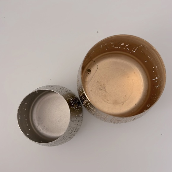 KEVIA Home decorative accent metal tea lights bowls - Picture 4 of 5